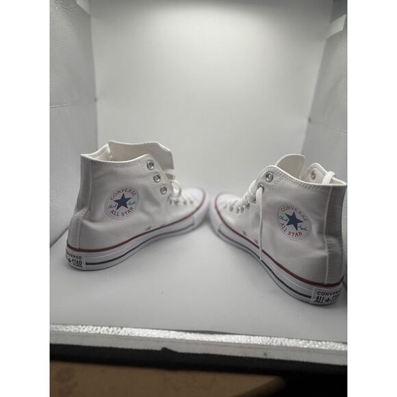 New Converse All Star High Top‎ Optical White Sneakers Mens 9 Womens 11 Shoes - Picture 6 of 7